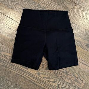 Lululemon Biker Shorts, Black, Size 6